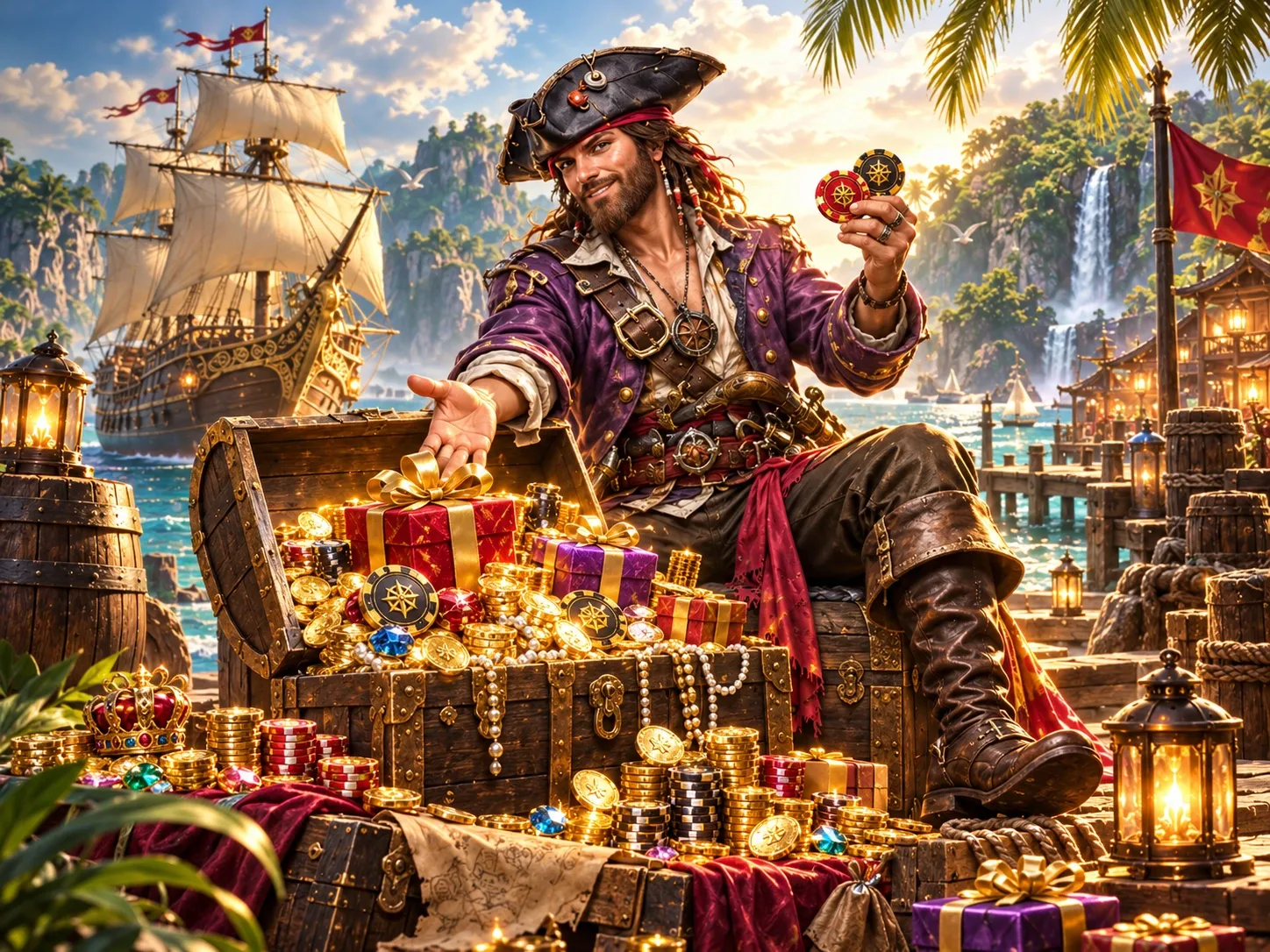 Pirate Treasure Bonus Golden Rewards